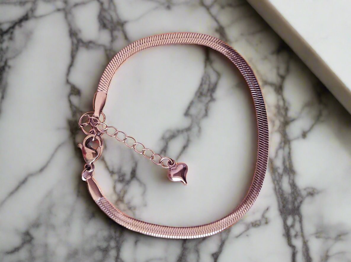 Elysian Weave Bracelet - Rose Gold
