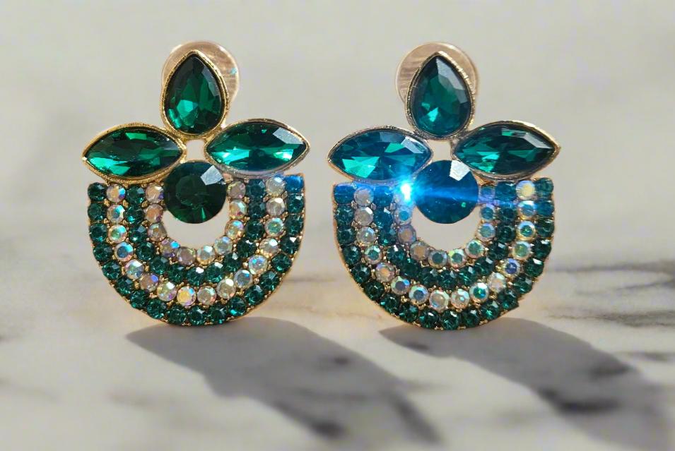Bella Emerald Earrings