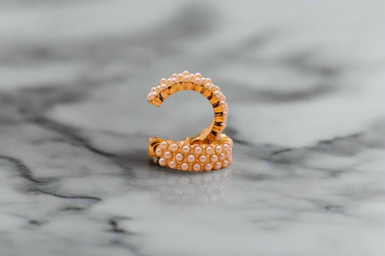 Candy Loop Earrings - Rose Gold